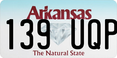 AR license plate 139UQP