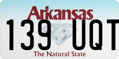 AR license plate 139UQT