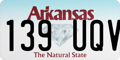 AR license plate 139UQV