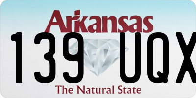 AR license plate 139UQX