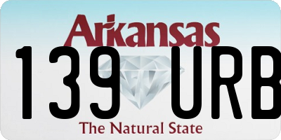 AR license plate 139URB