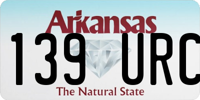 AR license plate 139URC