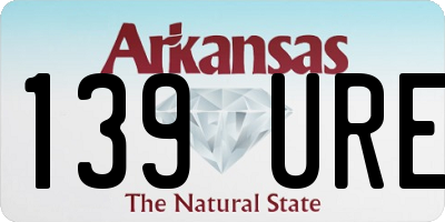 AR license plate 139URE