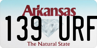 AR license plate 139URF