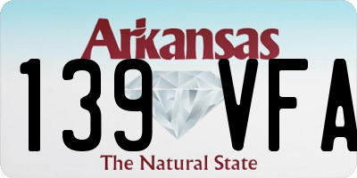 AR license plate 139VFA