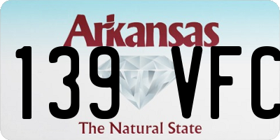 AR license plate 139VFC
