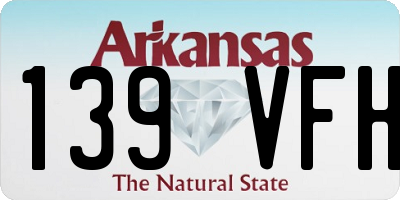 AR license plate 139VFH