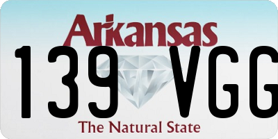 AR license plate 139VGG