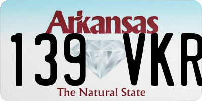 AR license plate 139VKR