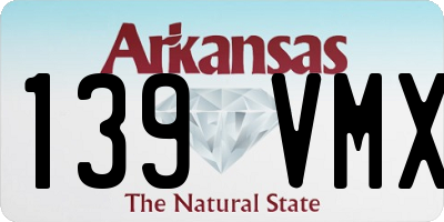 AR license plate 139VMX