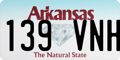 AR license plate 139VNH