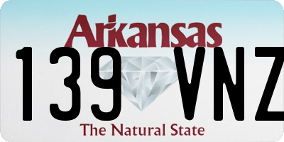 AR license plate 139VNZ