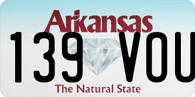 AR license plate 139VOU