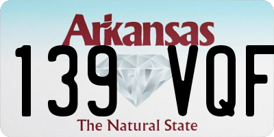 AR license plate 139VQF