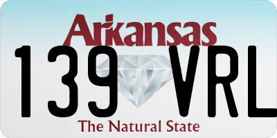 AR license plate 139VRL