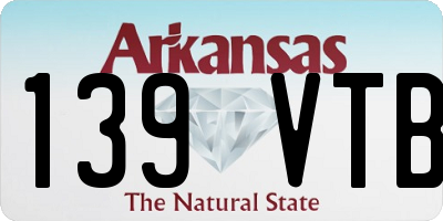 AR license plate 139VTB