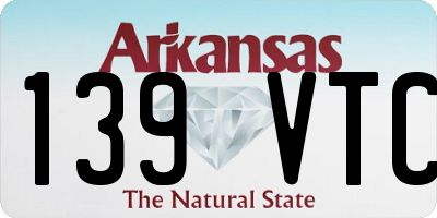 AR license plate 139VTC