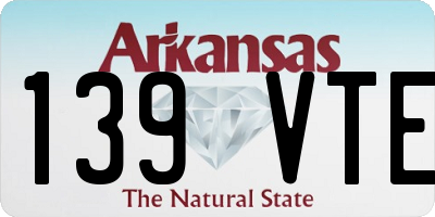 AR license plate 139VTE