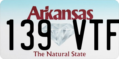 AR license plate 139VTF