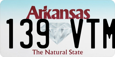 AR license plate 139VTM