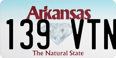 AR license plate 139VTN