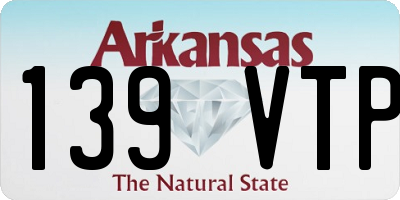 AR license plate 139VTP