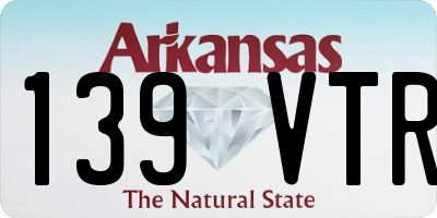 AR license plate 139VTR