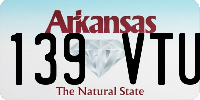 AR license plate 139VTU