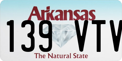 AR license plate 139VTV