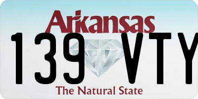 AR license plate 139VTY