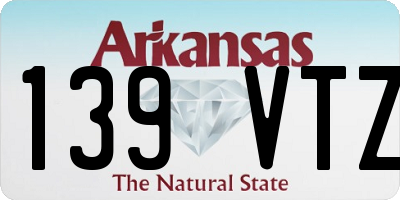 AR license plate 139VTZ