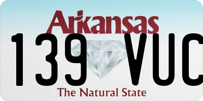 AR license plate 139VUC