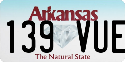 AR license plate 139VUE
