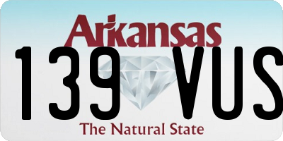 AR license plate 139VUS