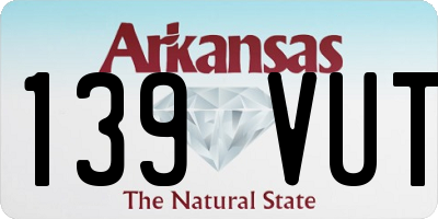 AR license plate 139VUT