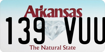 AR license plate 139VUU