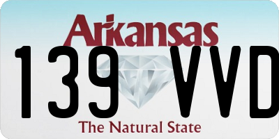 AR license plate 139VVD