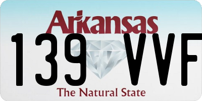 AR license plate 139VVF