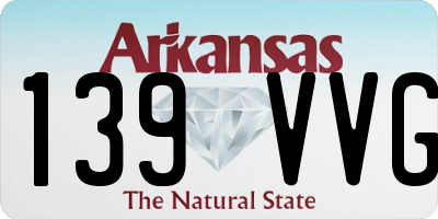 AR license plate 139VVG