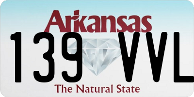 AR license plate 139VVL