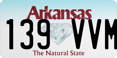 AR license plate 139VVM