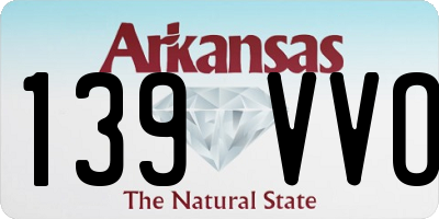 AR license plate 139VVO