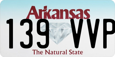 AR license plate 139VVP