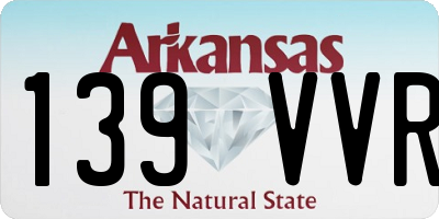AR license plate 139VVR