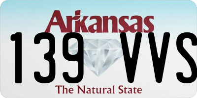 AR license plate 139VVS