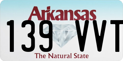 AR license plate 139VVT