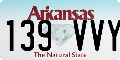 AR license plate 139VVY