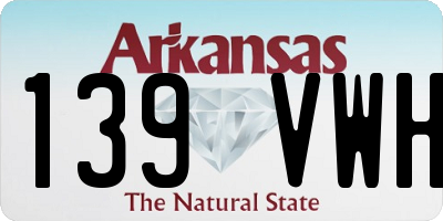 AR license plate 139VWH