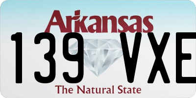 AR license plate 139VXE