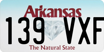 AR license plate 139VXF